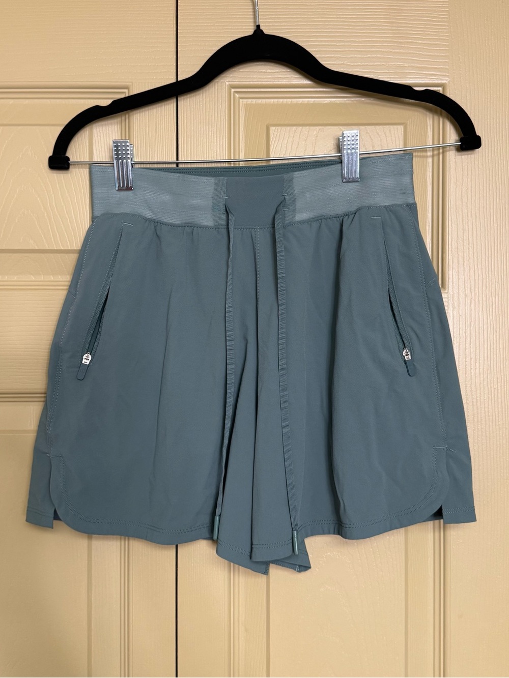 Lululemon sage green shorts size 4 barely worn
